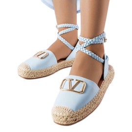 Blaue Schnür-Espadrilles von Parent