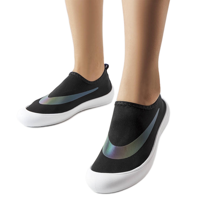 Schwarze elastische Sneakers von Stover