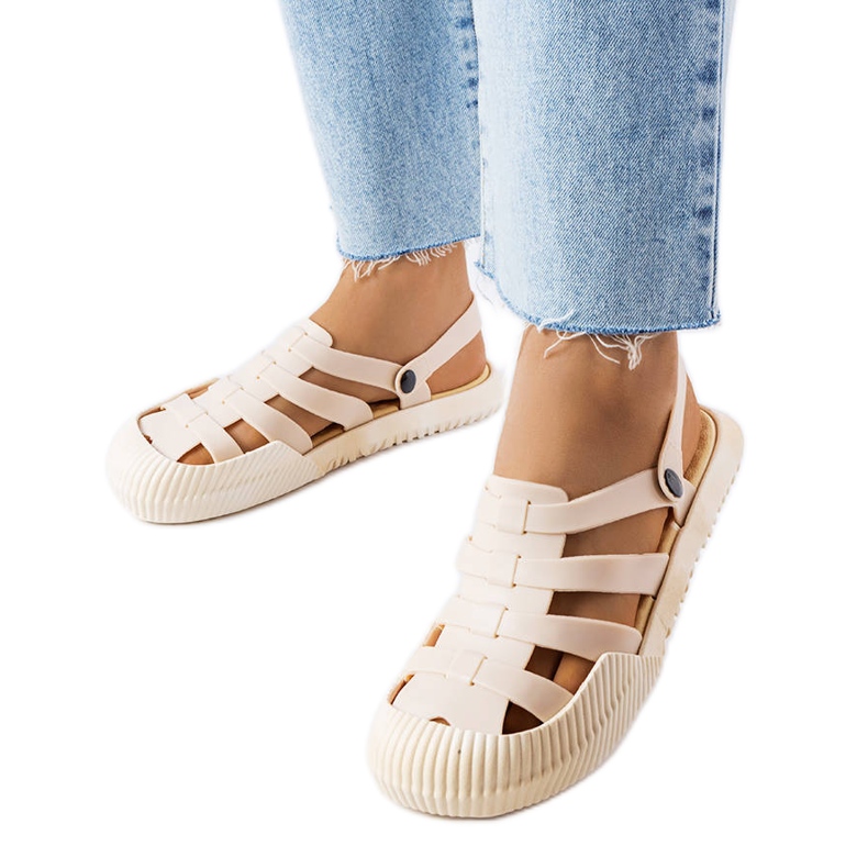 Beige Gummisandalen von Canton