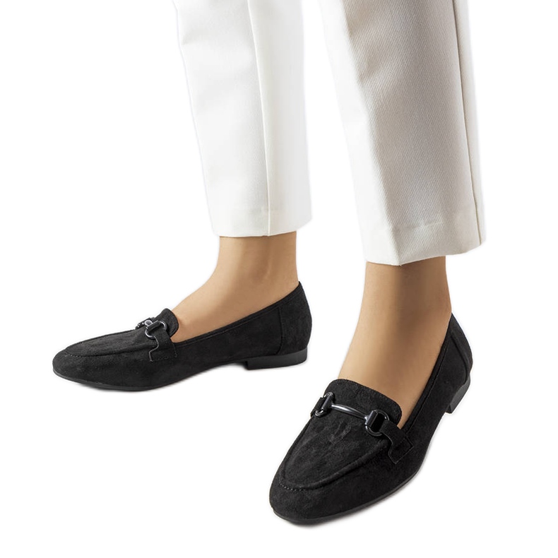 Schwarze Damen-Loafer von Hinkle