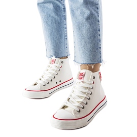 Weiße Knöchelsneaker Big Star JJ274132