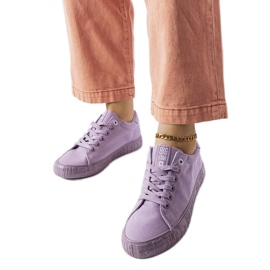 Lila Turnschuhe Big Star JJ274416500