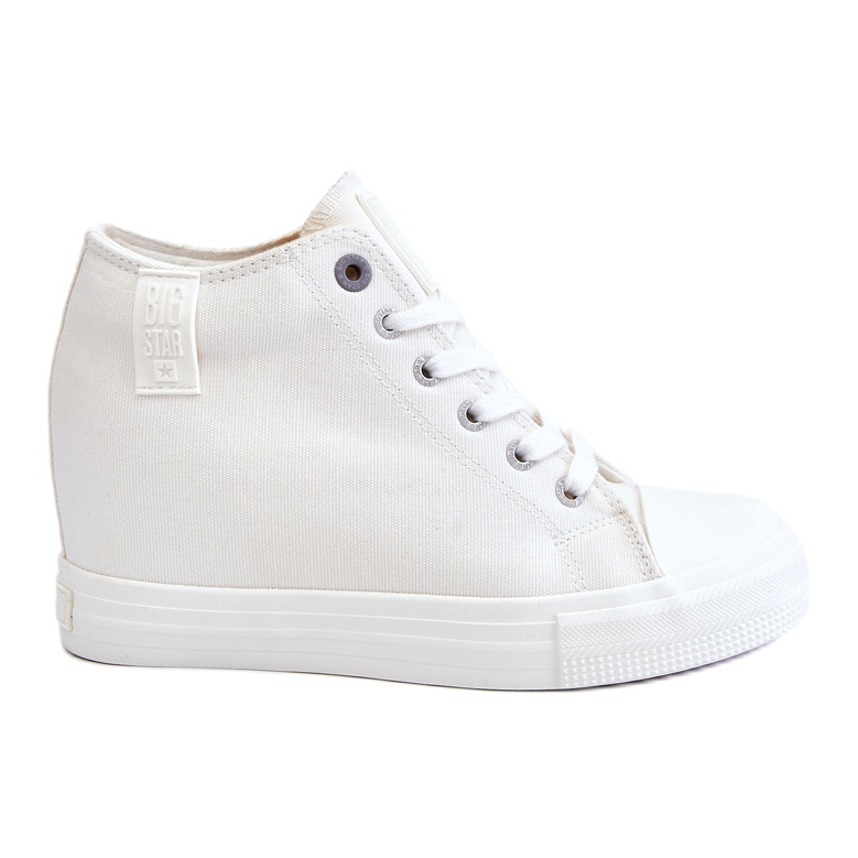 Hidden Wedge High Sneakers Big Star LL274035 Weiß