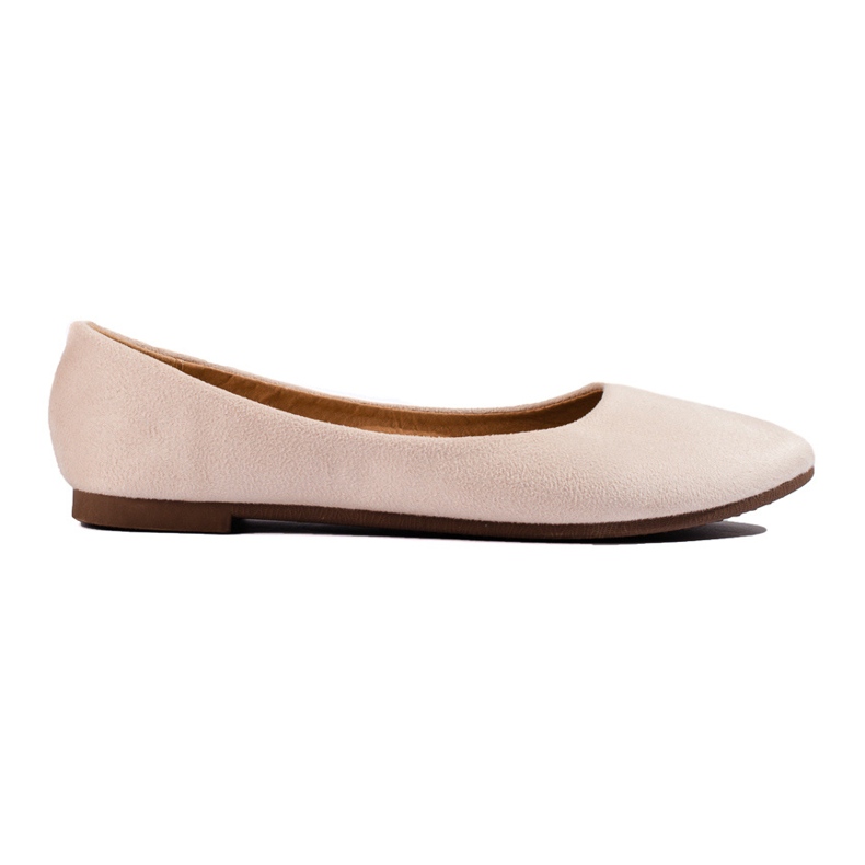 W. Potocki Damen-Ballerinas aus Wildleder in klassischem BeigePotocki