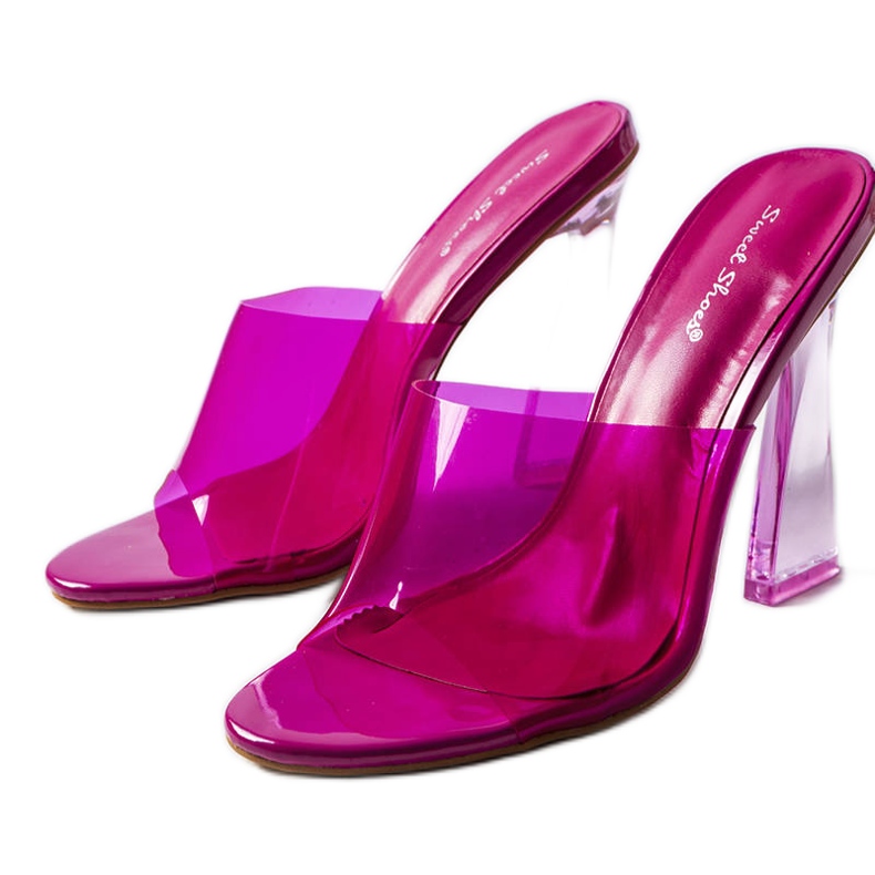 Rosa transparente Slider von Clichy