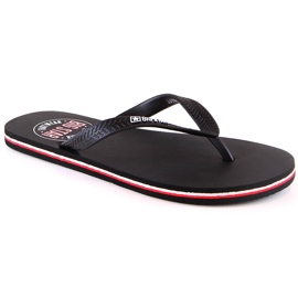 Herren-Flip-Flops schwarz Big Star JJ174536