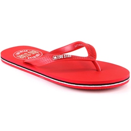 Herren-Flip-Flops rot Big Star JJ174538