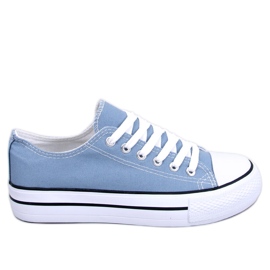 BM Klassische Damenturnschuhe Fargis L.BLUE blau