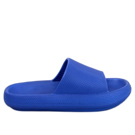 BM Gummipantoletten von Ritter Royal Blue blau