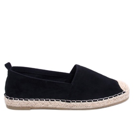 Zahn Schwarze Damen-Espadrilles