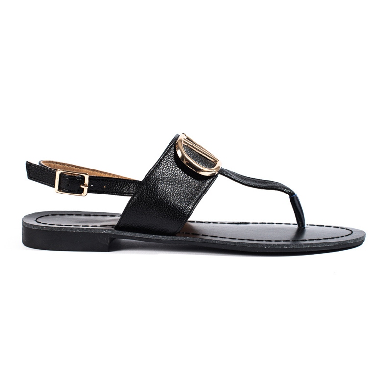 Damen-Flip-Flops schwarz Shelovet