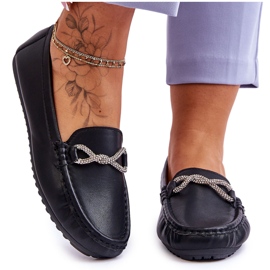 FC3 Damen-Slip-On-Loafer mit Glitzerverzierung in Schwarz von This Moment