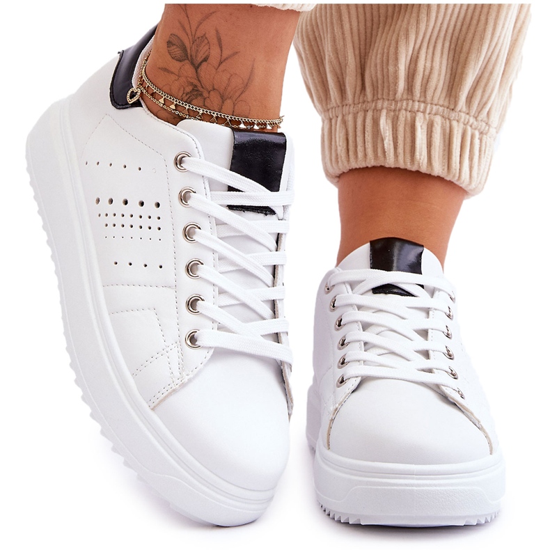 Damen-Sportschuhe Weiß und Schwarz Seien Sie der Erste!