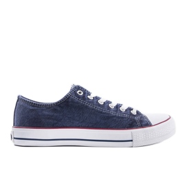 Marineblaue Sneaker von Lee Cooper LCWL-20-31-033