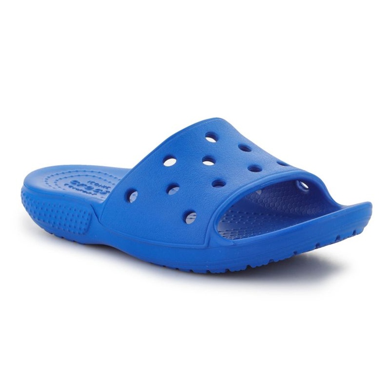 Crocs Classic Slide K Jr 206396-4KZ Hausschuhe blau
