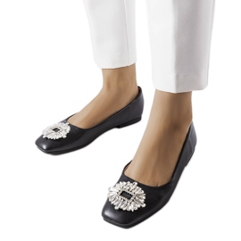 BM Schwarze Strass-Loafer von Hillview