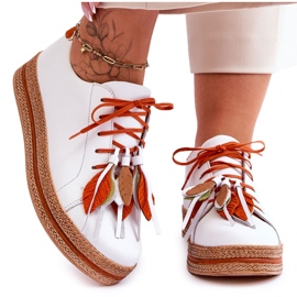 Lederschuhe Maciejka 04550-11 Weiß