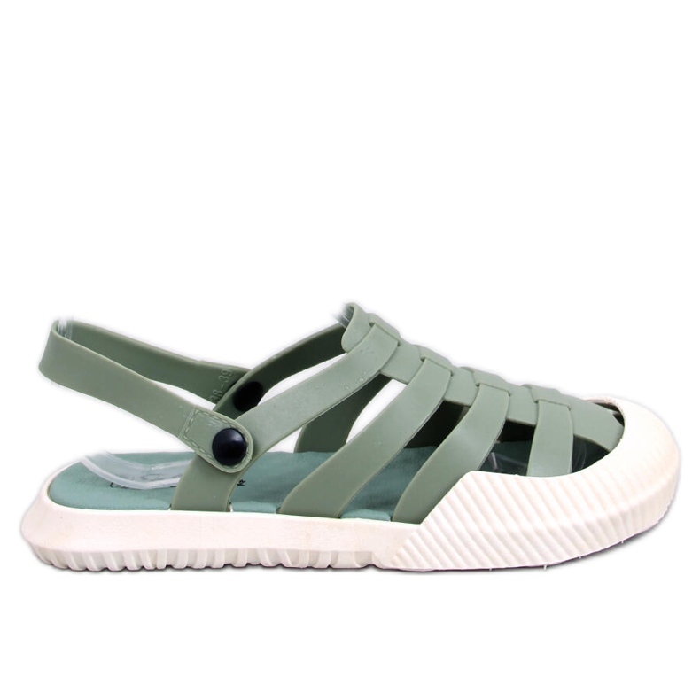 Sammy Green Damen-Gummisandalen grün