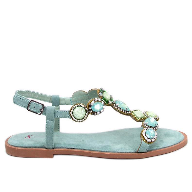 Seastar Jolene Green Perlensandalen grün