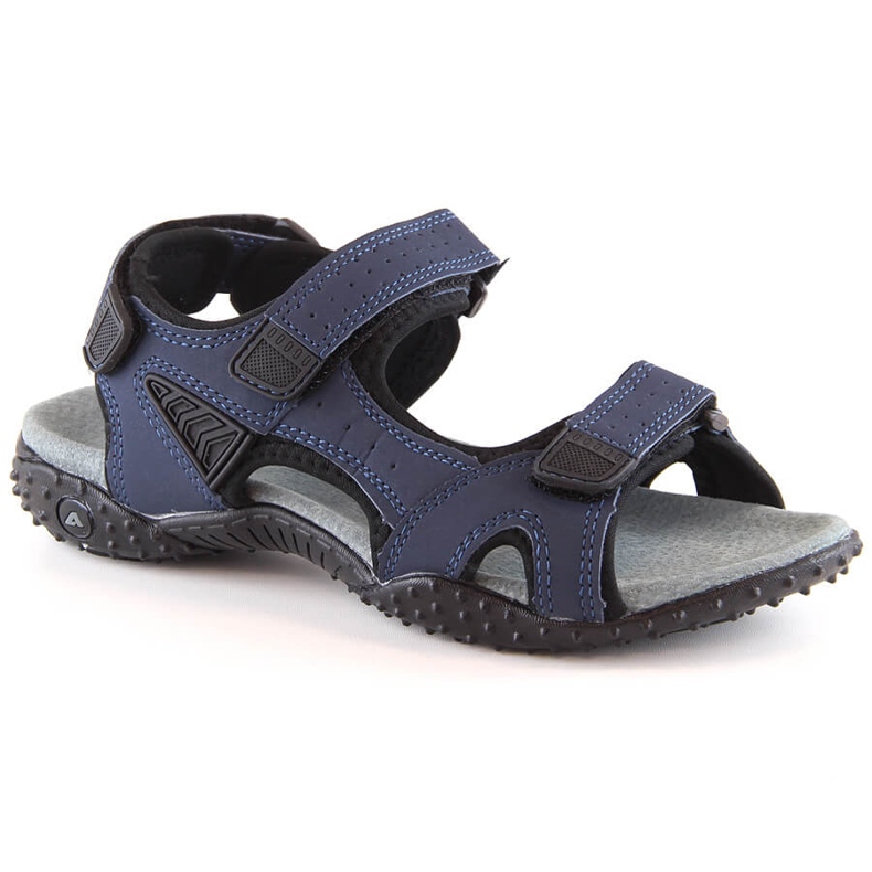 Marineblaue Sportsandalen mit Klettverschluss von American Club