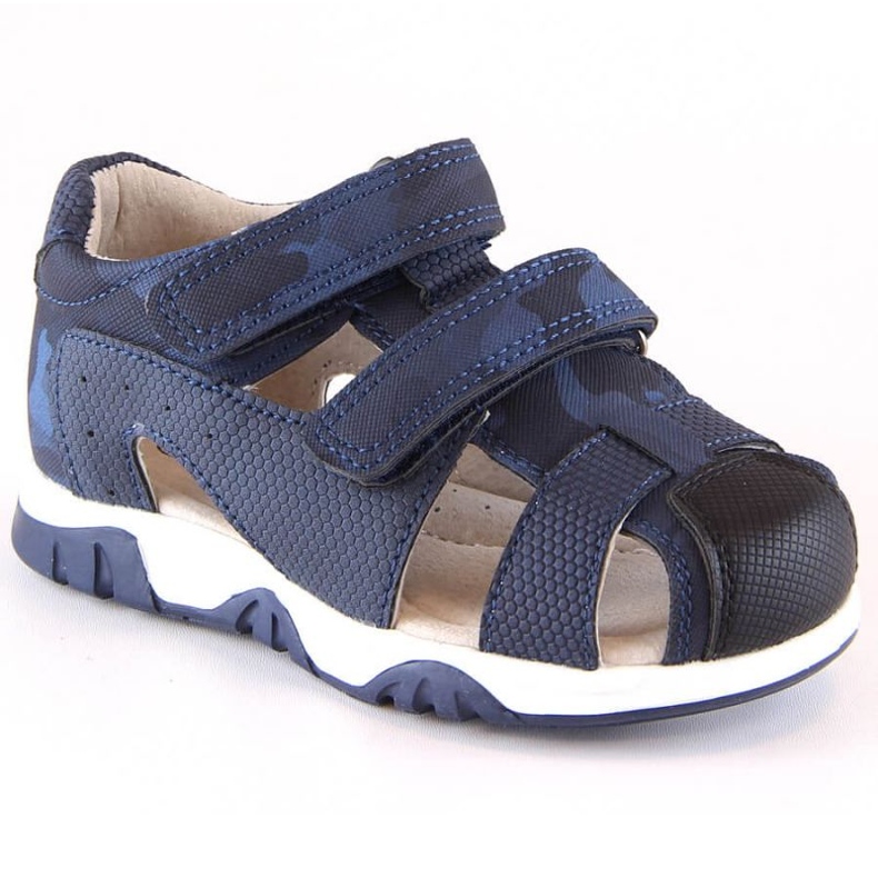 Klettsandalen Camo News Jr 5909 Marineblau