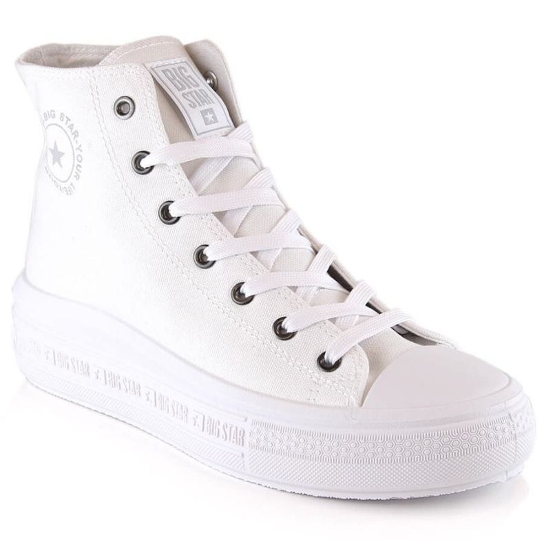 Plateau-Stiefeletten-Sneaker Big Star W INT1875B weiß