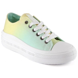 Plateau-Sneaker Big Star W INT1876A ombre grün