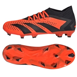 Adidas Predator Accuracy.3 Fg M GW4591 Fußballschuhe rot orangen und rottöne
