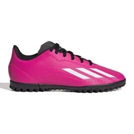 Adidas X Speedportal.4 Tf Jr GZ2446 Fußballschuhe rosa rosen und purpur