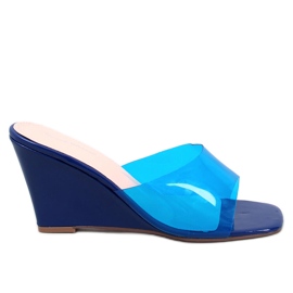 Rocks Blue transparente Keilslider blau