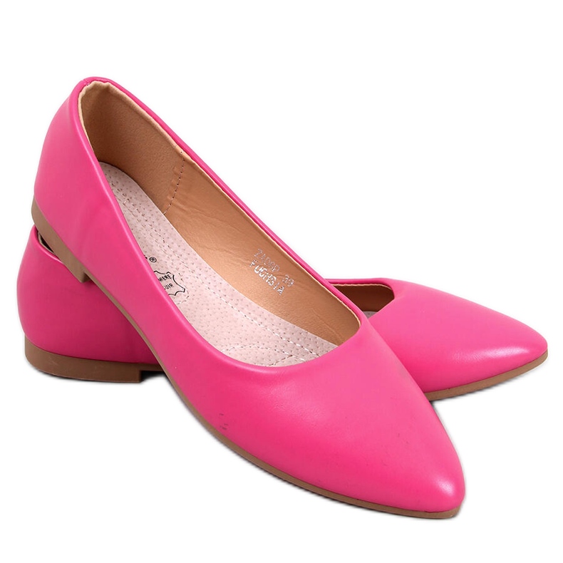 BM Ballerinas „Trento Fuchsia“ mit Lederinnensohle rosa
