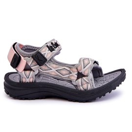 Lee Cooper Kindersandalen LCW-23-34-1681 Grau-Pink