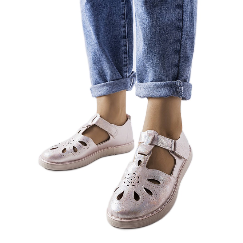 Beige Brogues LS5379 Taupe