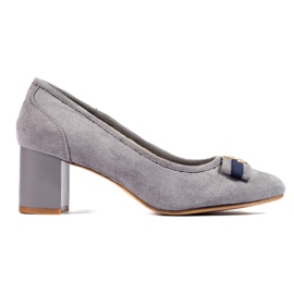Graue Shelovet-Pumps für Damen
