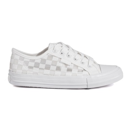 Weiße Damen-Sneaker Big Star LL274071