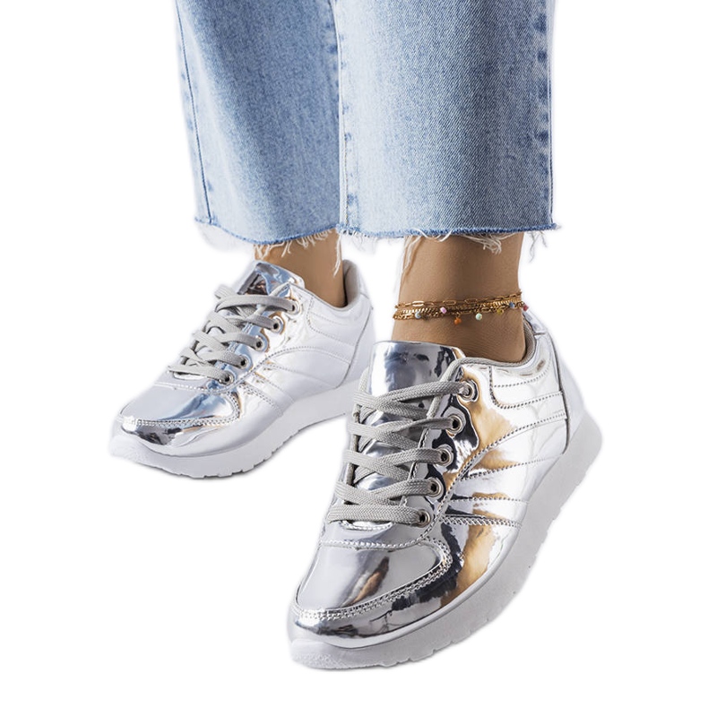 Quessy-Sneaker in Silber silber-