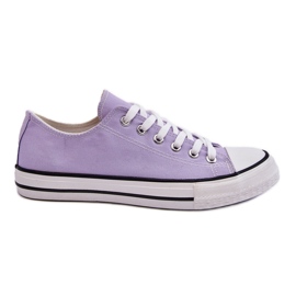 Klassische Low-Top-Sneaker für Damen Lila Vegas