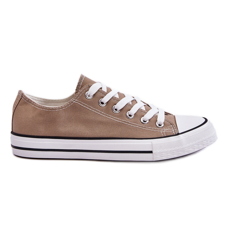 FR1 Klassische Low-Top-Sneaker für Damen in Beige Vegas