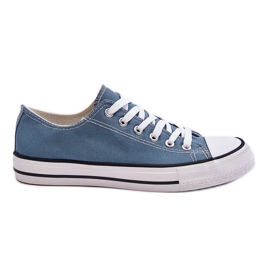 FR1 Klassische Low-Top-Sneaker für Damen in Hellblau von Vegas