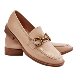 WS1 Klassische Damen-Loafer Beige Lorien