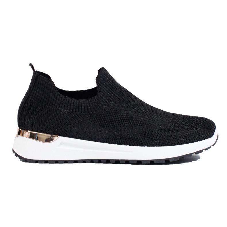 Schwarze Slip-On-Sneaker von Shelovet