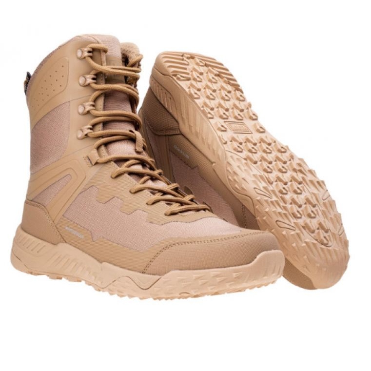 Magnum Bondsteel High Wp C Militärstiefel 92800490642 grau braun