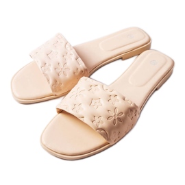 Beige flache Sandalen von Amalie