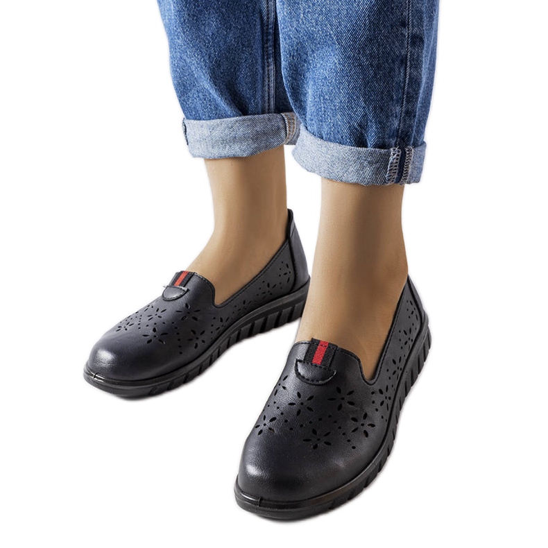 Schwarze, leichte Slipper von Joli