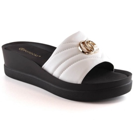 Keilpantoffeln Potocki W YQ21001 WOL159C weiß