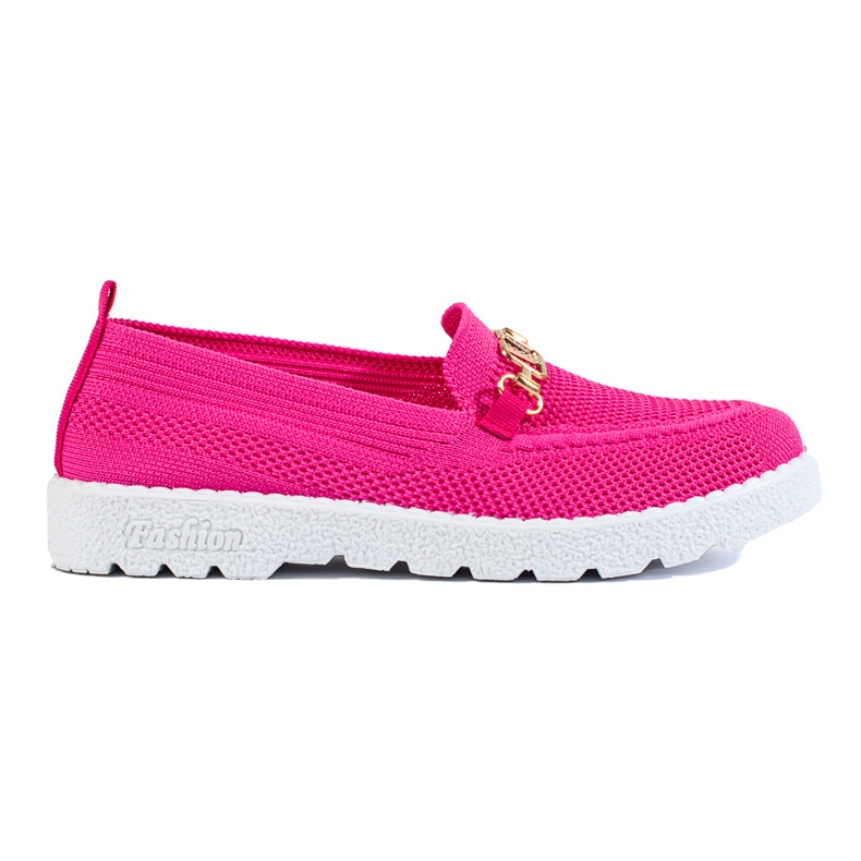 Damen-Textilmokassins Shelovet fuchsia rosa