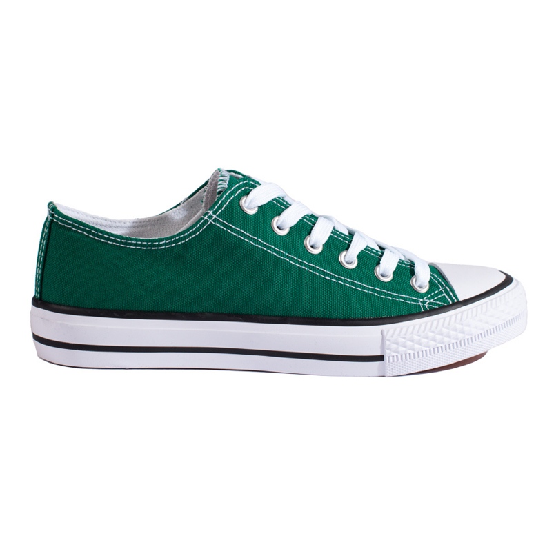 SHELOVET Grüne Vico-Low-Sneaker für Damen