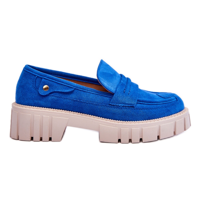 Damen-Slip-on-Schuhe aus Wildleder in Blau von Fiorell