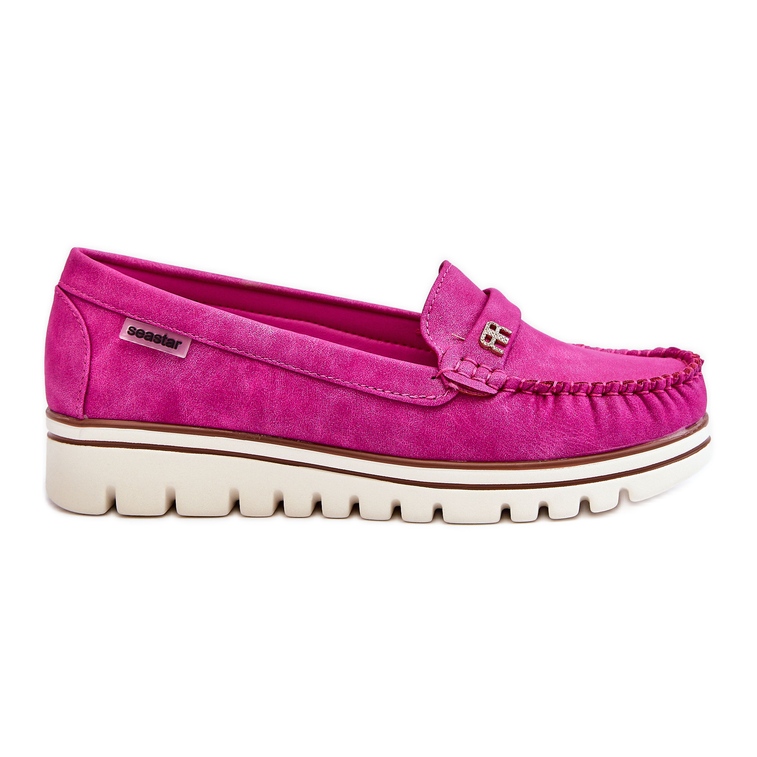 PS1 Damen-Loafer auf der Plattform Fuchsia Mirren rosa