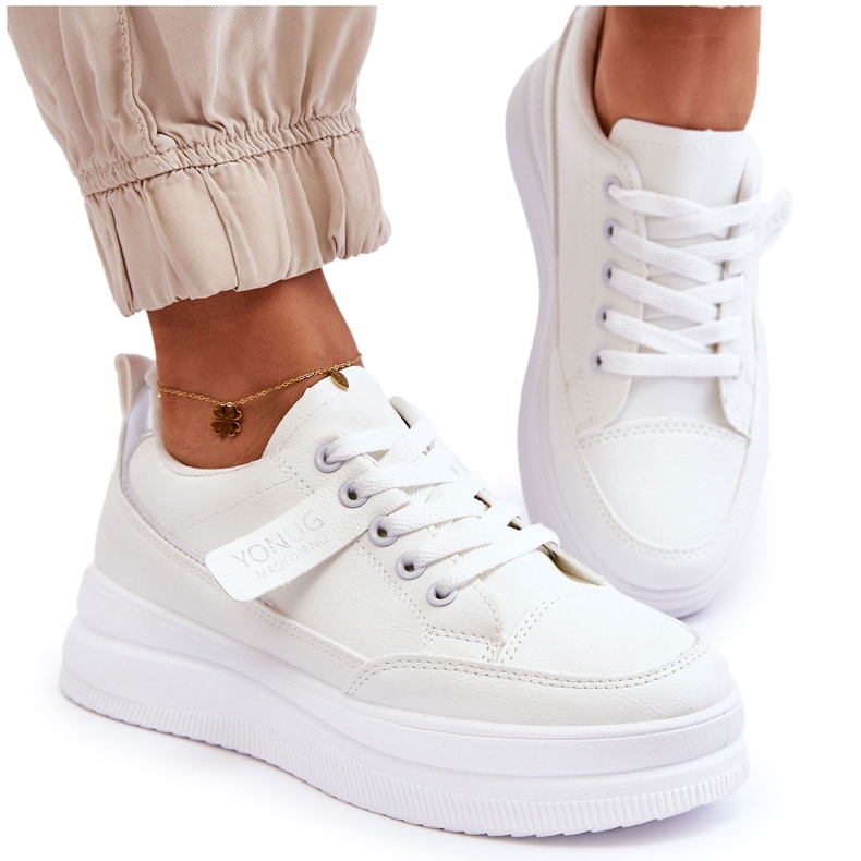 Klassische Damen-Sportschuhe Weiß Ronesha